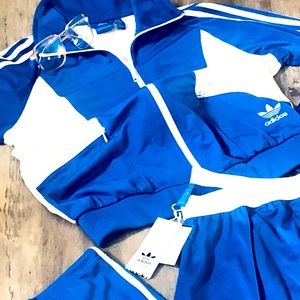 Women’s Adidas Wide Leg Track Suit.